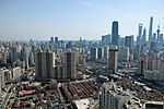 Aerial view of Hongkou District